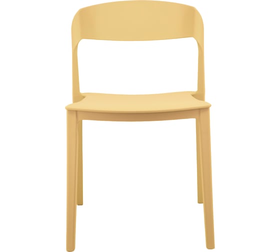 Стул для кухни обеденный Стул Груп Moris, пластик, бледно-желтый SL-7089 yellow 70139