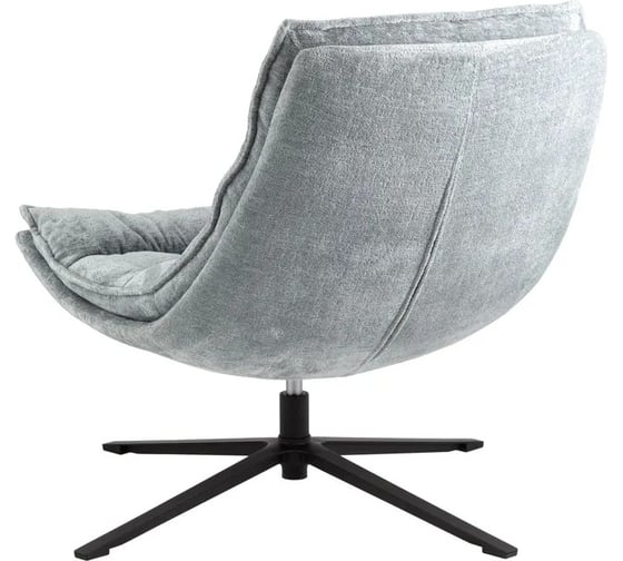 Кресло лаунж Стул Груп Lazy, букле, серый DM7658 BMG845-602 L.blue