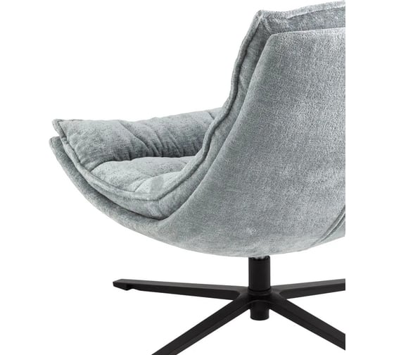 Кресло лаунж Стул Груп Lazy, букле, серый DM7658 BMG845-602 L.blue