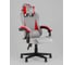 Компьютерное игровое кресло Стул Груп TopChairs Phantom, ткань, серо-красный GF-8080 TT704+TT703 1