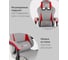 Компьютерное игровое кресло Стул Груп TopChairs Phantom, ткань, серо-красный GF-8080 TT704+TT703 2