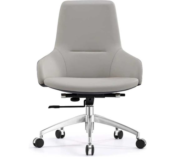 Компьютерное офисное кресло Стул Груп TopChairs Soulo, бежевый, серый A308-A 8371-12/1