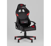 Кресло компьютерное игровое Стул Груп TopChairs Warden, черно-красный GF-8066-5 black+red