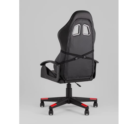 Кресло компьютерное игровое Стул Груп TopChairs Warden, черно-красный GF-8066-5 black+red