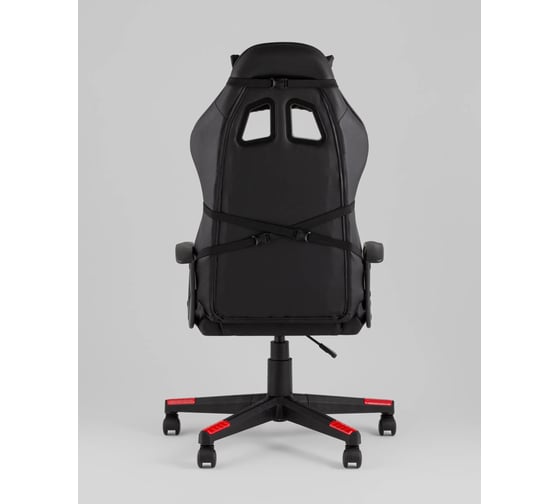 Кресло компьютерное игровое Стул Груп TopChairs Warden, черно-красный GF-8066-5 black+red