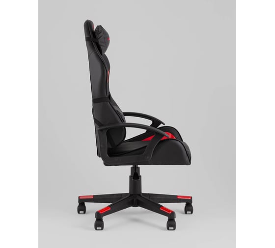 Кресло компьютерное игровое Стул Груп TopChairs Warden, черно-красный GF-8066-5 black+red