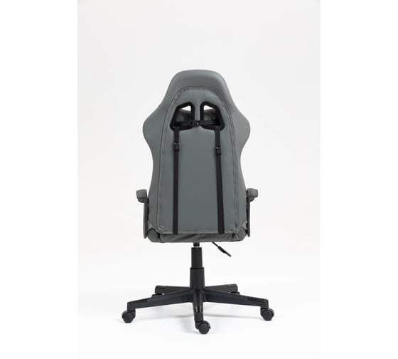 Кресло компьютерное игровое Стул Груп TopChairs Wyvern, серо-черный GF-8066-6 grey+black