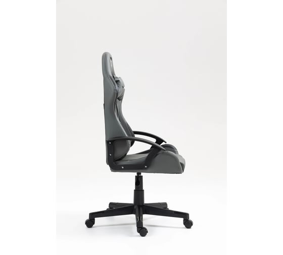 Кресло компьютерное игровое Стул Груп TopChairs Wyvern, серо-черный GF-8066-6 grey+black