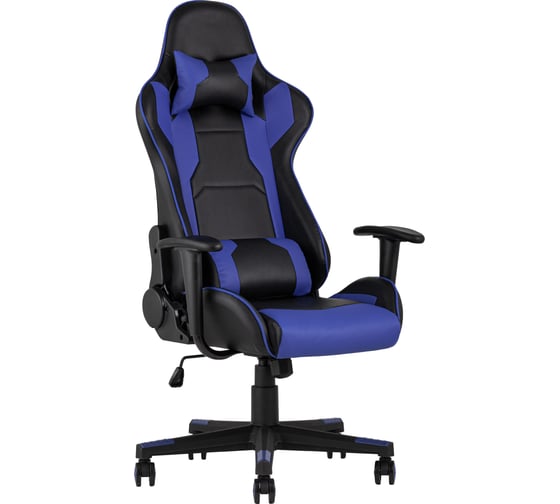 Компьютерное игровое кресло Стул Груп TopChairs Diablo, синее SA-R-4 blue
