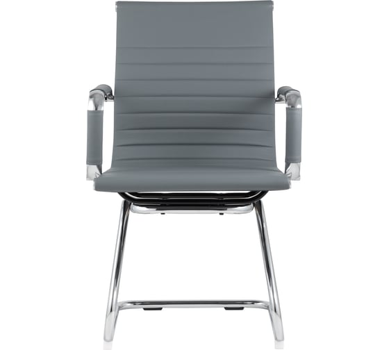 Кресло для посетителей Стул Груп TopChairs Visit, серое D-101L grey
