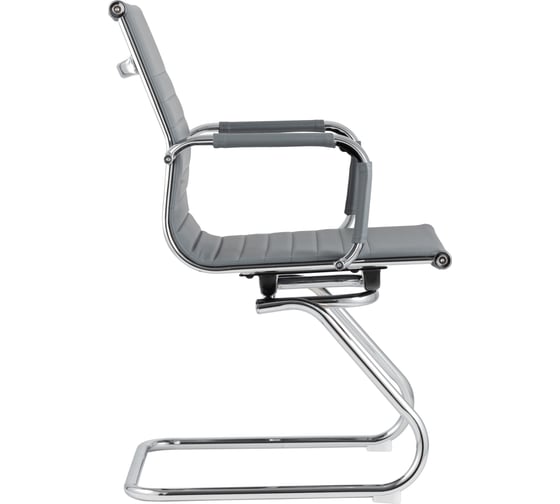 Кресло для посетителей Стул Груп TopChairs Visit, серое D-101L grey