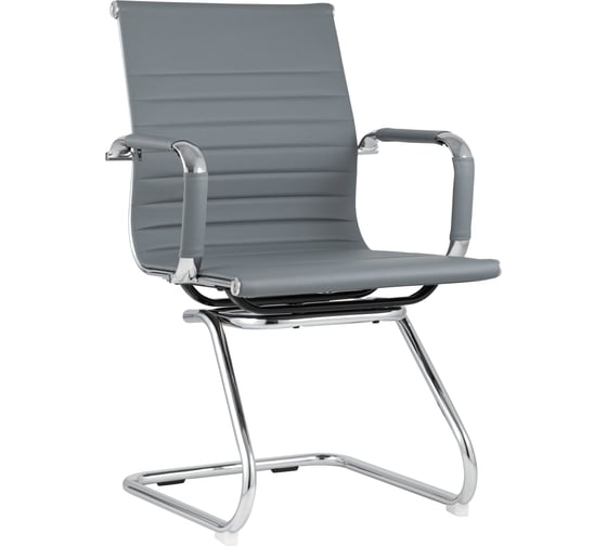 Кресло для посетителей Стул Груп TopChairs Visit, серое D-101L grey
