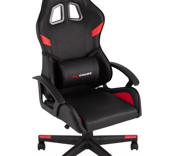 Кресло компьютерное игровое Стул Груп TopChairs Wyvern, черно-красный GF-8066-6 black+red