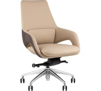 Кресло компьютерное руководителя Стул Груп TopChairs Reign, бежевый A666 2006-11