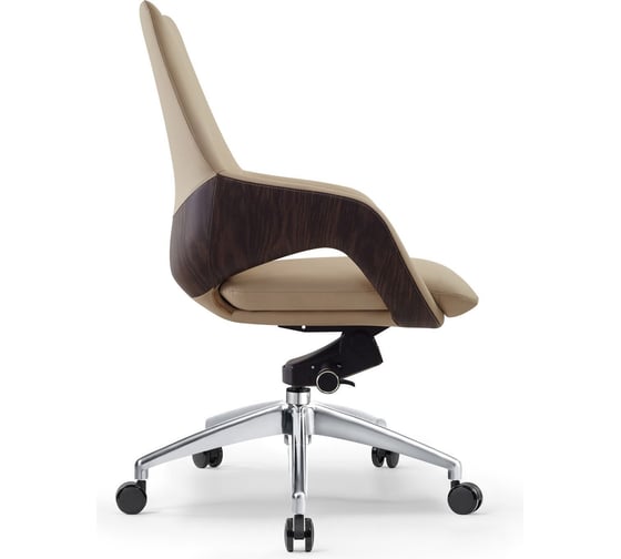 Кресло компьютерное руководителя Стул Груп TopChairs Reign, бежевый A666 2006-11