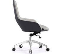 Кресло компьютерное руководителя Стул Груп TopChairs Soulo, бежевый, серый A308 8371-12/1