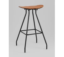 Стул барный Стул Груп Jerry, черный, с коричневой подушкой TMS-30-P brown/bl