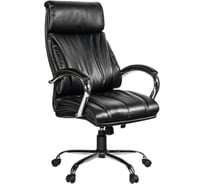 Кресло BN_Dp_Руководителя EChair-516 RT Комус Мебель рецикл.кожа черная 299460