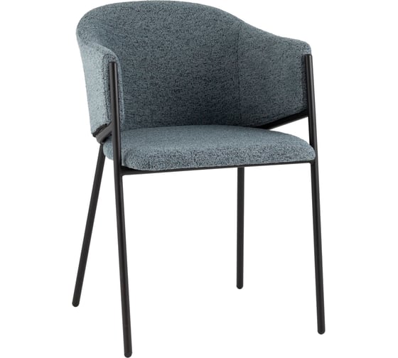 Стул для кухни обеденный Стул Груп Carmel, голубой DC-3091 WZ6002-7 black legs