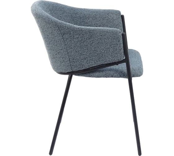 Стул для кухни обеденный Стул Груп Carmel, голубой DC-3091 WZ6002-7 black legs