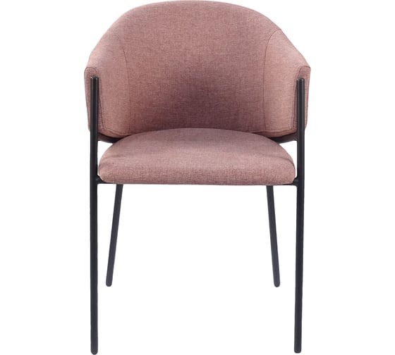 Стул для кухни обеденный Стул Груп Carmel, пыльно-розовый DC-3091 2087-5 black legs