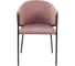 Стул для кухни обеденный Стул Груп Carmel, пыльно-розовый DC-3091 2087-5 black legs 2