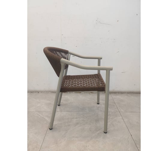 Стул для кухни обеденный Стул Груп Syna, коричневый AD642156-2 br+offwh