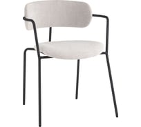 Стул для кухни обеденный Стул Груп Дженни букле светло-серый каркас антрацитово-серый муар AV 469-Cl900-7016T