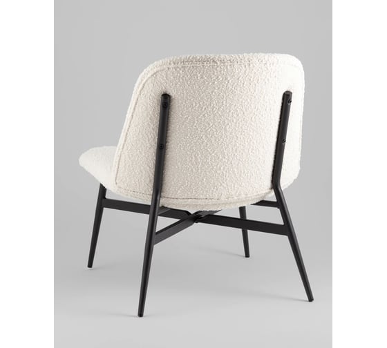 Стул-Кресло лаунж Стул Груп Ease букле, белый DM5052 BMG2635-1 White