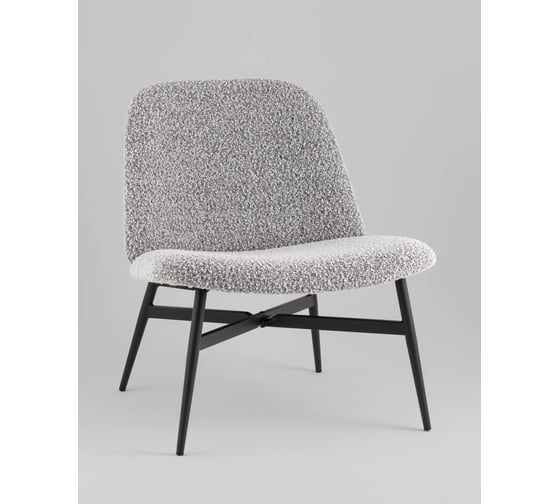 Стул-Кресло лаунж Стул Груп Ease букле, серый DM5052 BMG2635-19 Grey