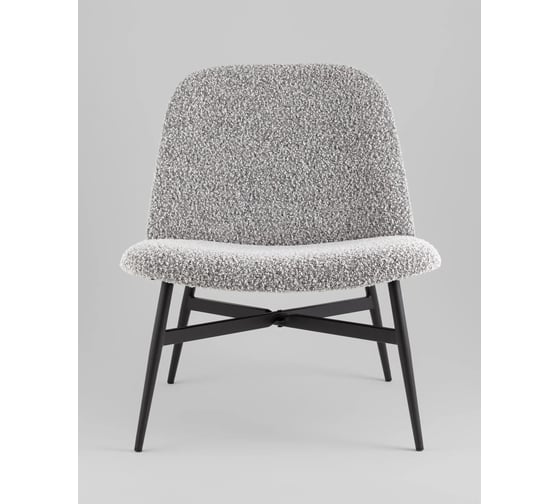 Стул-Кресло лаунж Стул Груп Ease букле, серый DM5052 BMG2635-19 Grey
