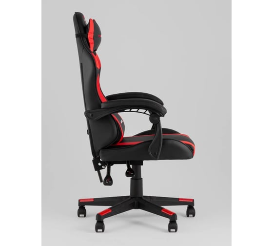 Кресло компьютерное игровое Стул Груп TopChairs Commander, черно-красный GF-8082 black+red