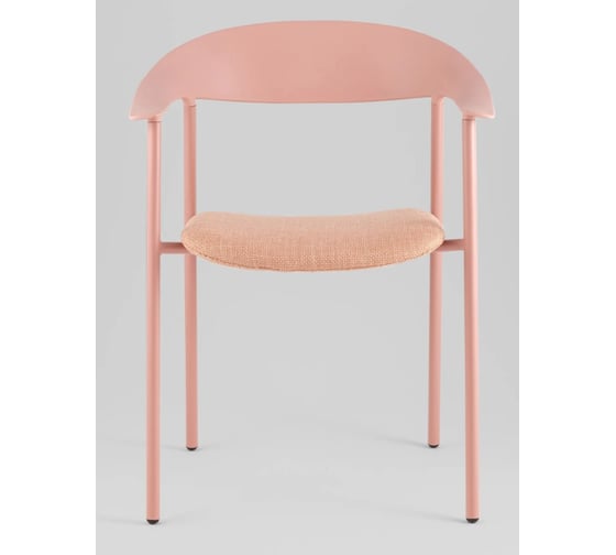 Стул для кухни обеденный Стул Груп Eila, с подушкой, пластик розовый PC018-C pink