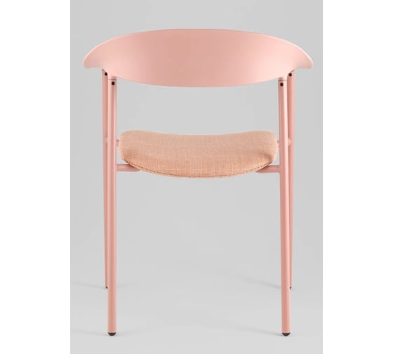 Стул для кухни обеденный Стул Груп Eila, с подушкой, пластик розовый PC018-C pink