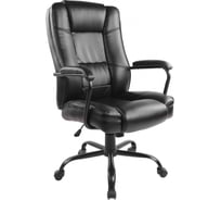 Кресло BN_Dp_EChair-584 TR Комус Мебель рецикл.кожа черный, металл черный 1044980