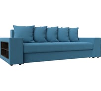 Прямой диван Лига диванов Дубай полки слева 123288L