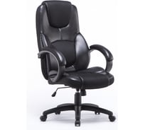 Кресло для руководителя Easy Chair 664 TRF черное, рециклированная кожа/ткань, пластик 883641