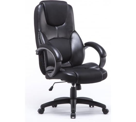 Кресло для руководителя Easy Chair 664 TRF черное, рециклированная кожа/ткань, пластик 883641 1
