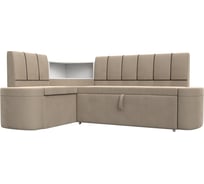 Угловой кухонный диван Лига диванов Тефида левый угол 126141L