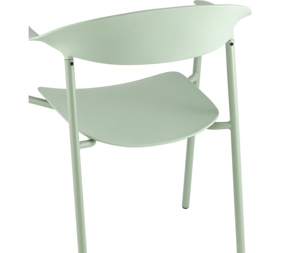 Стул для кухни Стул Груп обеденный Eila, пластик зеленый PC018 sage green