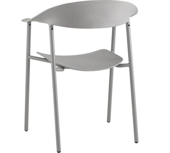 Стул для кухни Стул Груп обеденный Eila, пластик серый PC018 grey