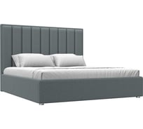 Интерьерная кровать Лига диванов Афродита 180 рогожка Амур серый 123057