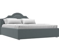 Интерьерная кровать Лига диванов Афина 160 рогожка Амур серый 123045