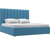 Интерьерная кровать Лига диванов Афродита 180 рогожка Амур голубой 123587