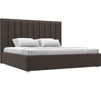 Интерьерная кровать Лига диванов Афродита 200 рогожка Амур коричневый 123059