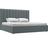 Интерьерная кровать Лига диванов Афродита 200 рогожка Амур серый 123060