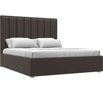 Интерьерная кровать Лига диванов Афродита 160 рогожка Амур коричневый 123053