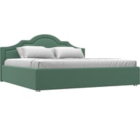 Интерьерная кровать Лига диванов Афина 200 рогожка Амур зеленый 123582