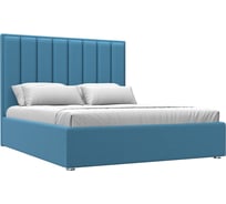 Интерьерная кровать Лига диванов Афродита 160 рогожка Амур голубой 123585