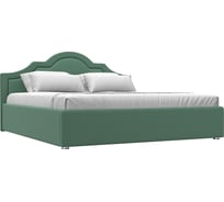 Интерьерная кровать Лига диванов Афина 180 рогожка Амур зеленый 123580